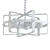 Rustic Pendant Chandelier Light Fixture 3D model small image 2