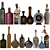 Fantasy Bottles Collection: Textured Ornaments 3D model small image 1