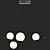 Sleek Modern Dino Light Fixture 3D model small image 2