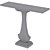 Sleek Console LAVEIL by Cazarina 3D model small image 5