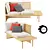 Family Lounge Daybed, Forest Comfort 3D model small image 1