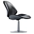 Modern Swivel Lounge Chair Design 3D model small image 3