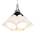 Sleek Chrome Pendant Light 3D model small image 1