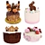 Festive Cake Collection | 3D Models 3D model small image 1