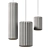 Sakari Fabric Pendant Lamp Fixture 3D model small image 2