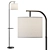 Modern Floor Lamp with Switch 3D model small image 1