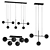 Modern Steel and Glass Pendant 3D model small image 5