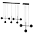 Modern Steel and Glass Pendant 3D model small image 7