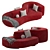 Contemporary Kay Sofa 2014 Model 3D model small image 2