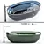 Minimalist Glass Bathtub 3D Model 3D model small image 1