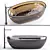 Minimalist Glass Bathtub 3D Model 3D model small image 2