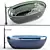 Minimalist Glass Bathtub 3D Model 3D model small image 3