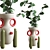 Handmade Ceramic Explorer Vases 3D model small image 2