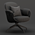 BD Barcelona Low Lounger Swivel Chair 3D model small image 4