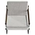 Ross Lounge Chair, Modern Design 3D model small image 3