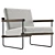 Ross Lounge Chair, Modern Design 3D model small image 5