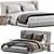 Contemporary Minotti Bed Reeves Model 3D model small image 2