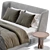 Contemporary Minotti Bed Reeves Model 3D model small image 4