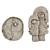 Elegant Quadro Statuette Magnet 3D model small image 1