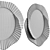 Issey Mirror: Plaster & Wood 3D model small image 5