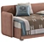 Convertible Sofa Bed LEVEL 323 3D model small image 6