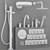 Gessi ORIGINI Bathroom Faucet Set 3D model small image 7