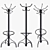 Modern Metal Coat Rack Stand 3D model small image 4