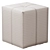 Luxury Parisian Pouf by Coco Treca 3D model small image 5