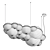 Cloud-inspired Nuvola Pendant Illumination 3D model small image 4