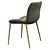 Italian Leather Dining Chair Bontempi 3D model small image 5