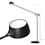  Sleek LED Floor Lamp with Dimmable Feature 3D model small image 1