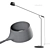  Sleek LED Floor Lamp with Dimmable Feature 3D model small image 3