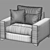 Exton Domingo Salotti Sofa Set 3D model small image 7