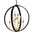 Sleek 12-Light Chandelier - Modern 3D model small image 1