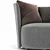 Modern Love Chair Artistic Design 3D model small image 4