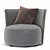 Modern Love Chair Artistic Design 3D model small image 6