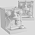 Classic Coffee Machine Models Pack 3D model small image 2