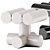 Movimento ITAEWON Stool, Contemporary Design 3D model small image 2