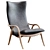 Modern Scandinavian FH429 Chair Design 3D model small image 1