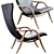 Modern Scandinavian FH429 Chair Design 3D model small image 3