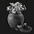  Delicate Gypsophila Branch Bouquet 3D model small image 1