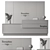 Modern Reception Desk Office Furniture 3D model small image 4