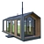 Rustic Barnhouse Container House 3D model small image 2