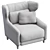 Folk By Sancal Contemporary Sofa 3D model small image 6