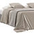 Luxury Reversible Bedding Set 3D model small image 5