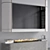 Corona Vray TV Wall Model 3D model small image 2
