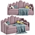 Bambini Kids Bed Frame 3D model small image 1