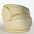 Modern Orbit Armchair Variety Offered 3D model small image 7