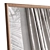 Zindlo Walnut Framed Psyche Mirror 3D model small image 5