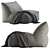 Modern Gart Ginosa Armchair Design 3D model small image 5